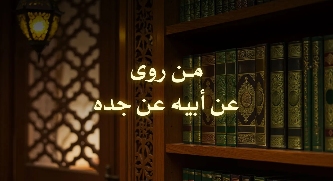 من روى عن أبيه عن جده