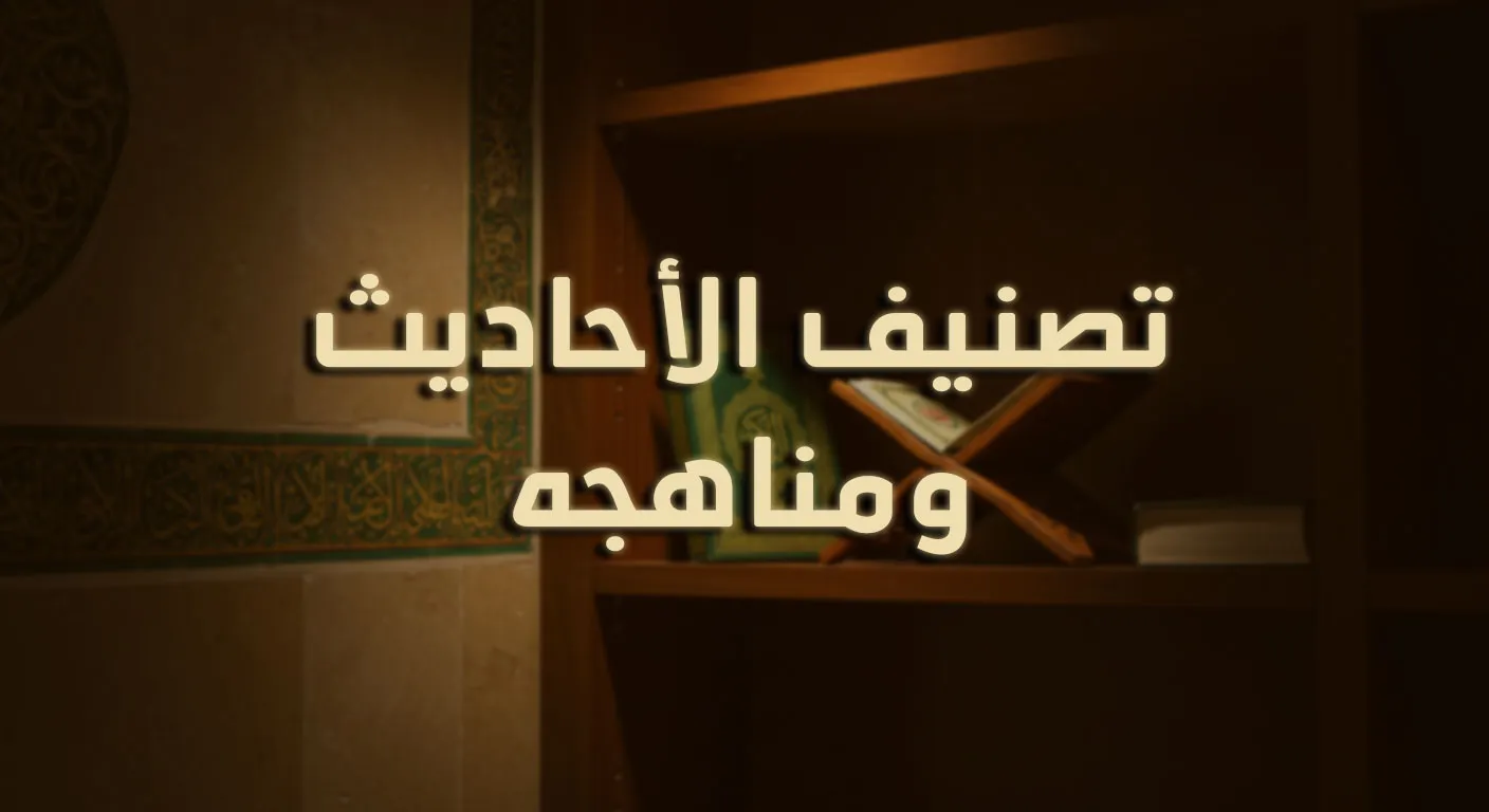 تصنيف الأحاديث ومناهجه