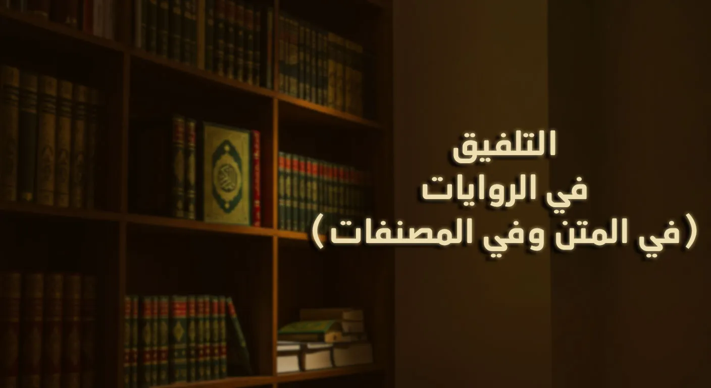 التلفيق في الروايات (في المتن وفي المصنفات)