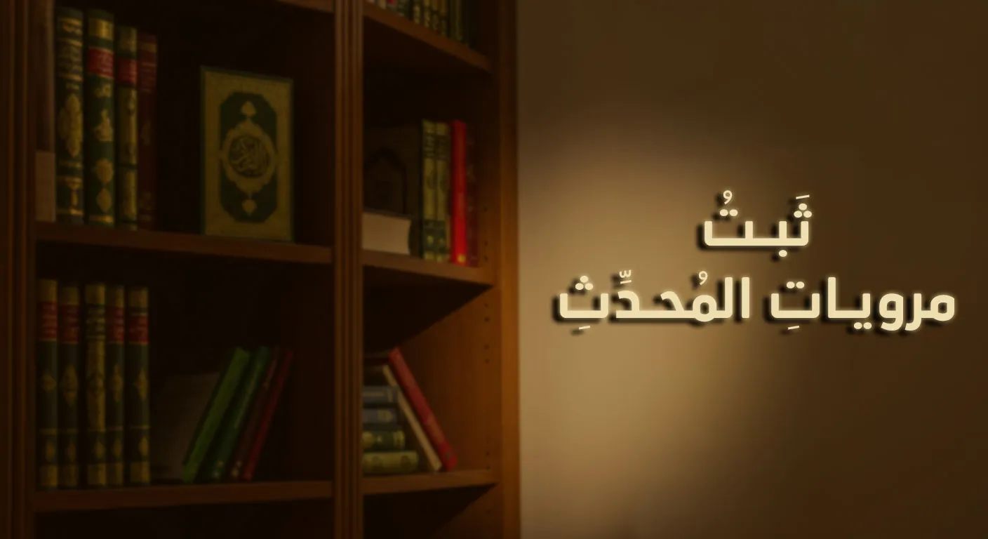 ثبت مرويات المحدث