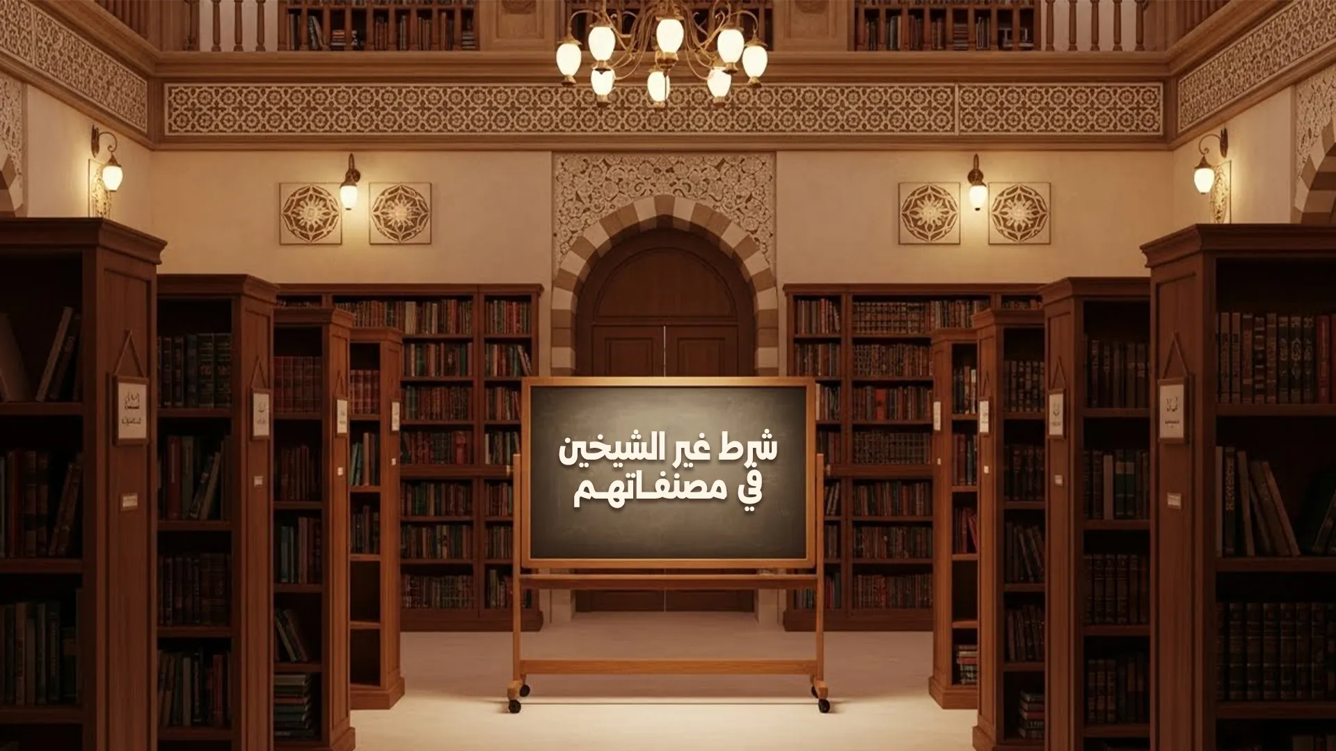 شرط غير الشيخين في مصنفاتهم