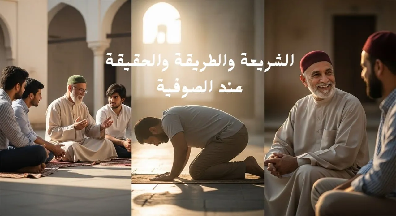 الشريعة والطريقة والحقيقة عند الصوفية