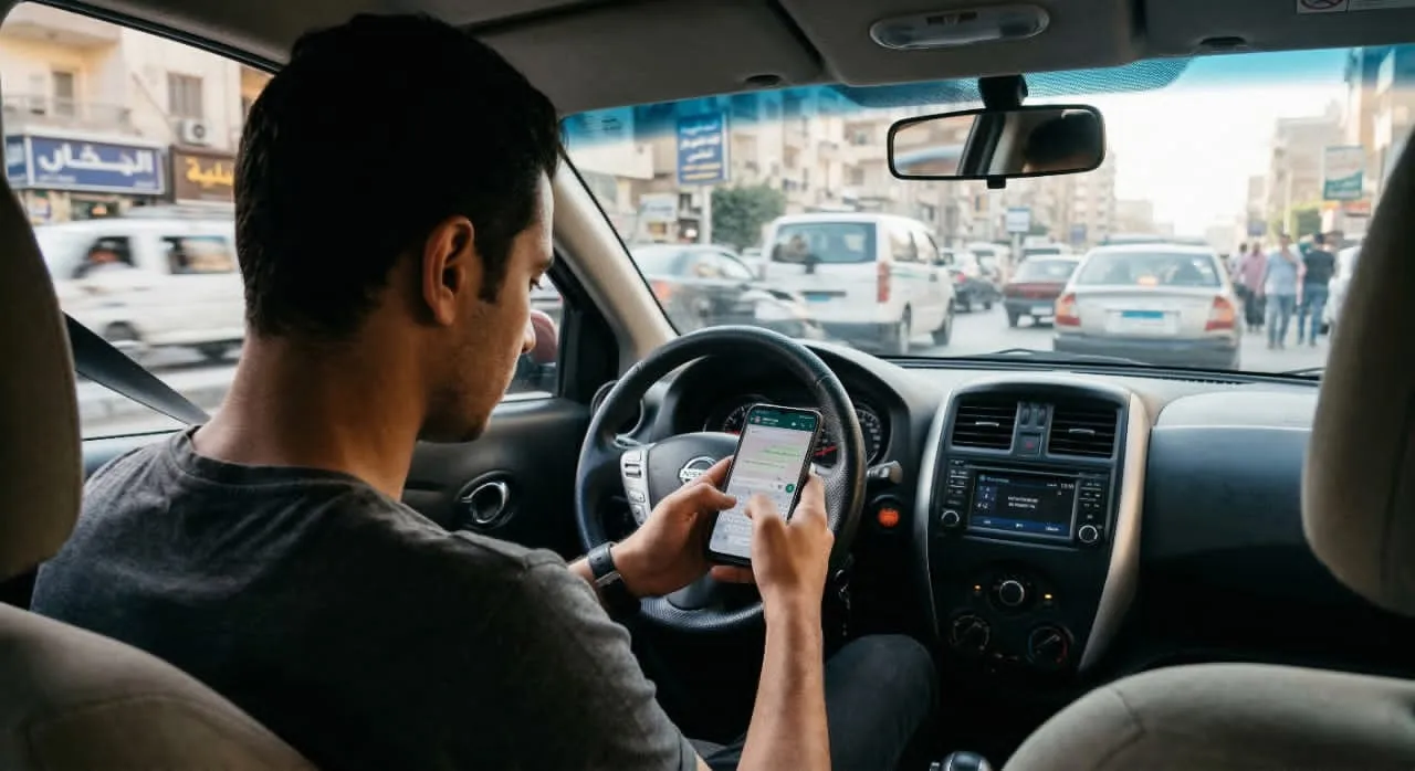 استخدام الهاتف المحمول أثناء القيادة