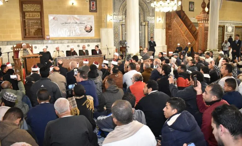 انعقاد الملتقى الفكري بمسجد الإمام الحسين -رضي الله عنه- في الليلة الخامسة من رمضان