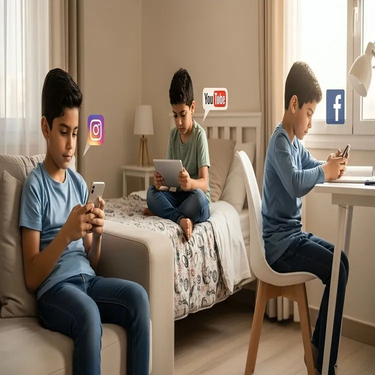 إدمان الأطفال السوشيال ميديا