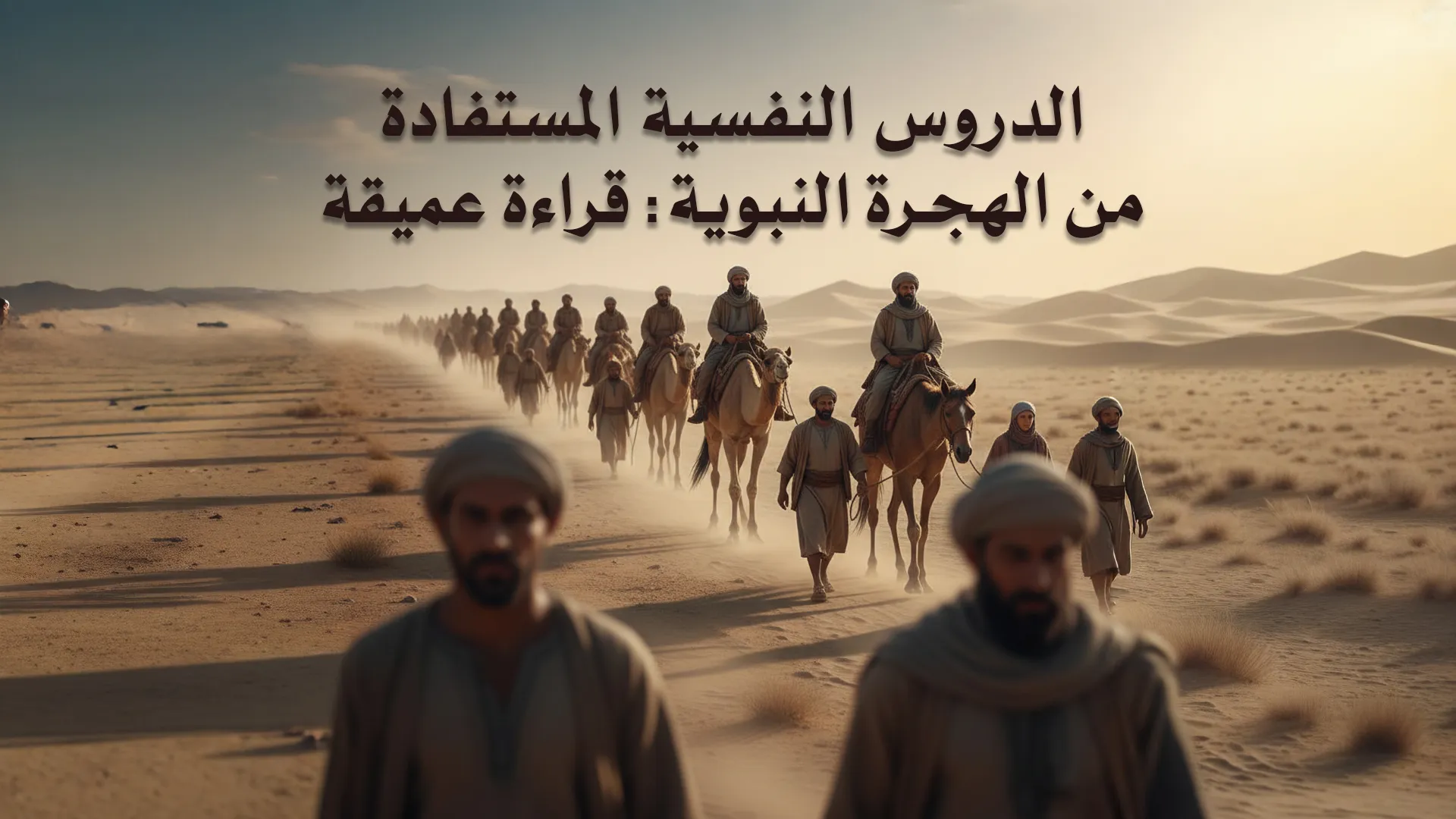 الدروس النفسية المستفادة من الهجرة النبوية: قراءة عميقة