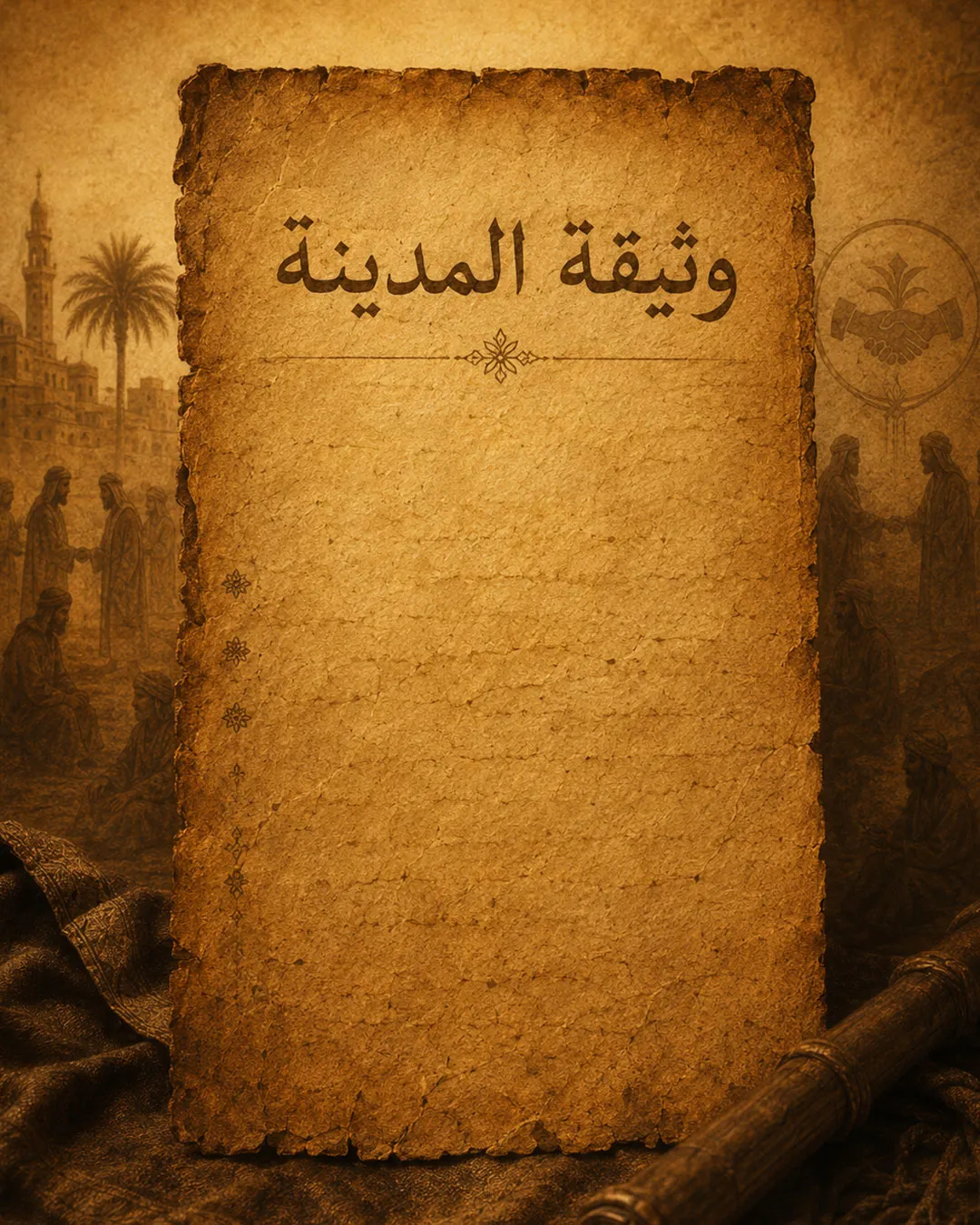 شرح تفصيلي لعناصر وثيقة المدينة في ضوء الهجرة النبوية