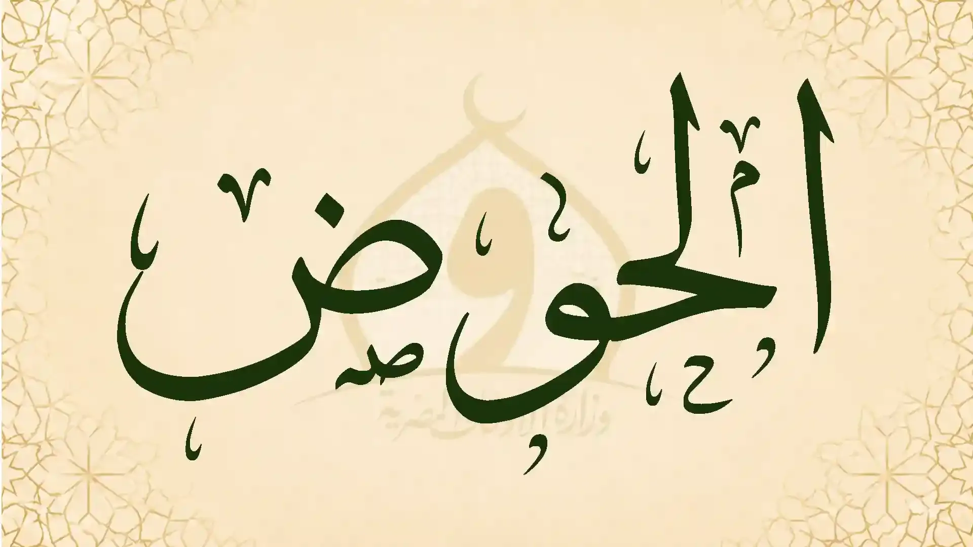 الحوض