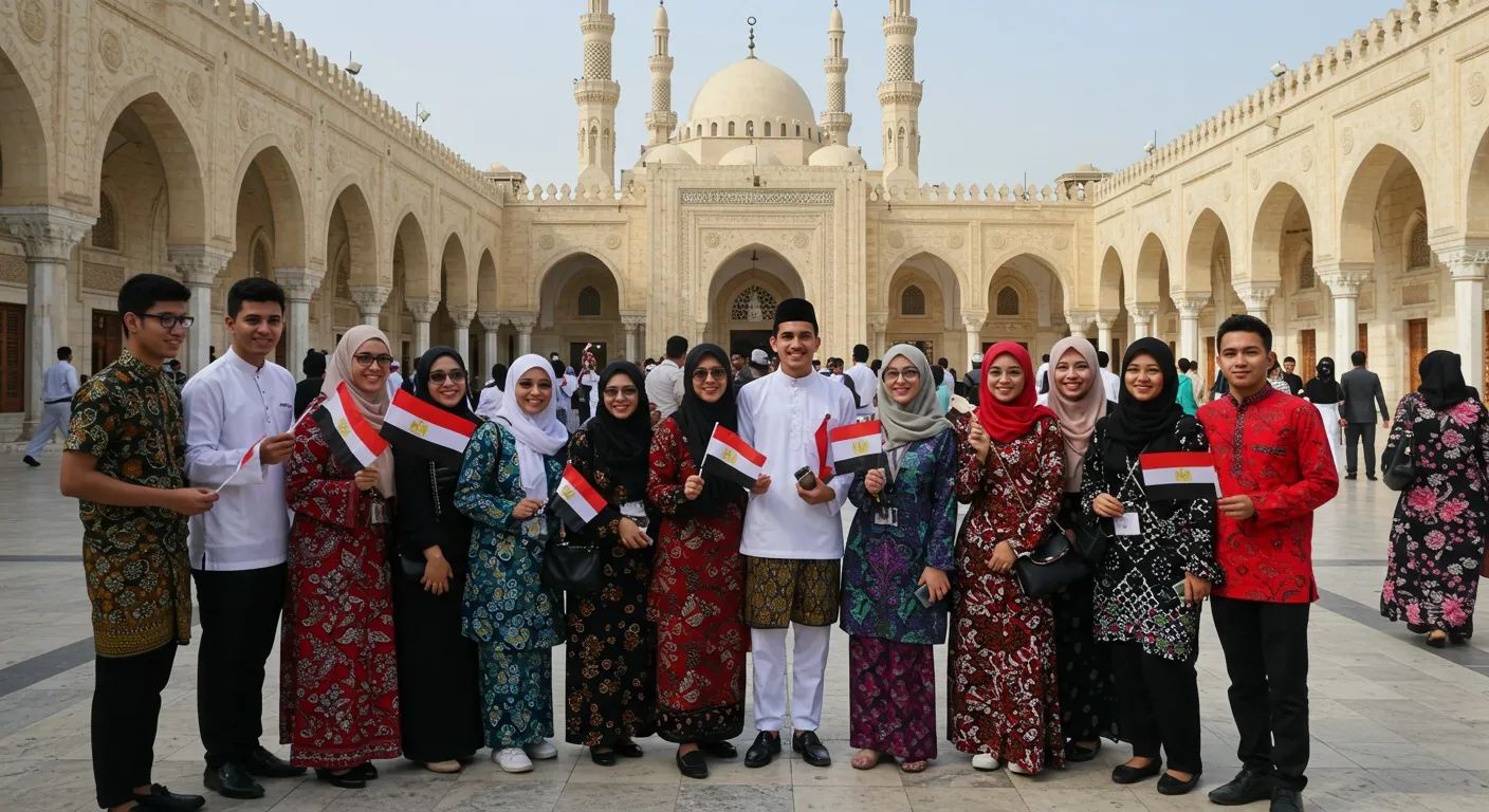 احتفال الوافدين من طلاب الأزهر الشريف بذكرى ثورة ٣٠ يونيو