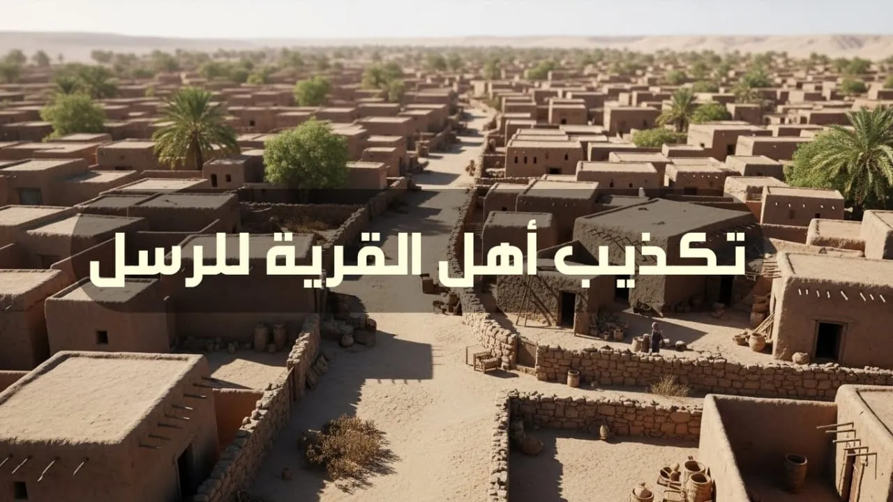 تكذيب أهل القرية للرسل