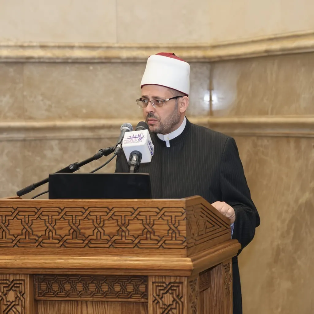 كلمة الدكتور  أسامة فخري رئيس الإدارة المركزية لشئون المساجد في المؤتمر الصحفي للمسابقة العالمية للقرآن الكريم