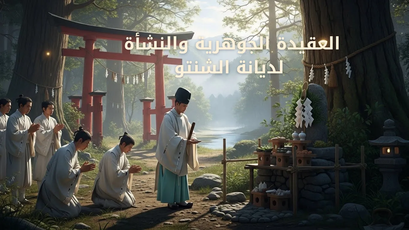 العقيدة الجوهرية والنشأة لديانة الشنتو