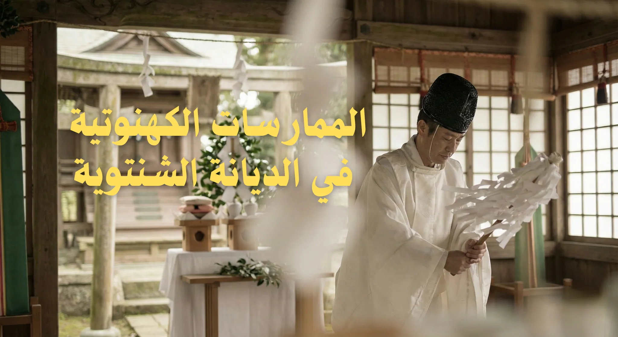 الممارسات الكهنوتية في الديانة الشنتوية