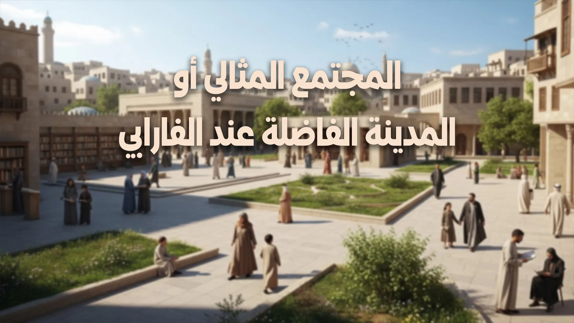 المجتمع المثالي أو المدينة الفاضلة عند الفارابي