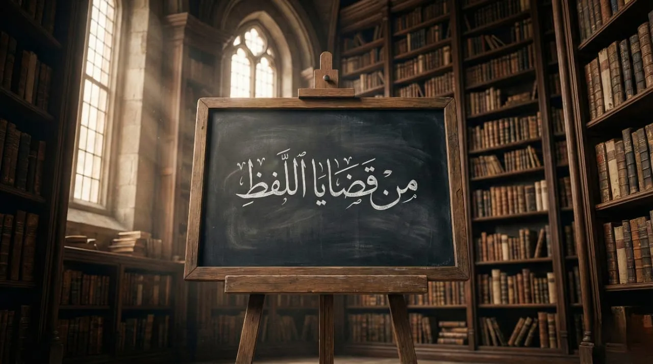 من قضايا اللفظ