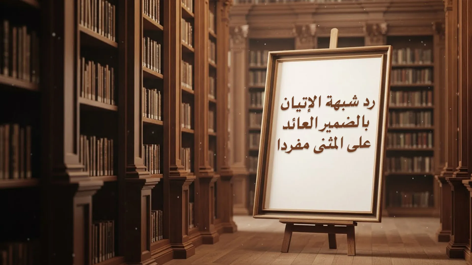 شبهة الإتيان بالضمير العائد على المثنى مفردًا