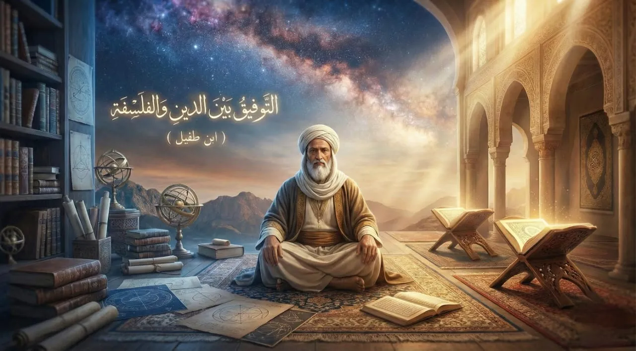 التوفيق بين الدين والفلسفة في فلسفة ابن طفيل