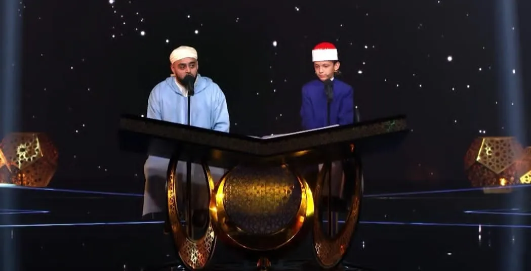 تلاوة مشتركة بين المتسابق عمر علي والقارئ محمد أيوب عاصف الحلقة السابعة عشرة دولة التلاوة