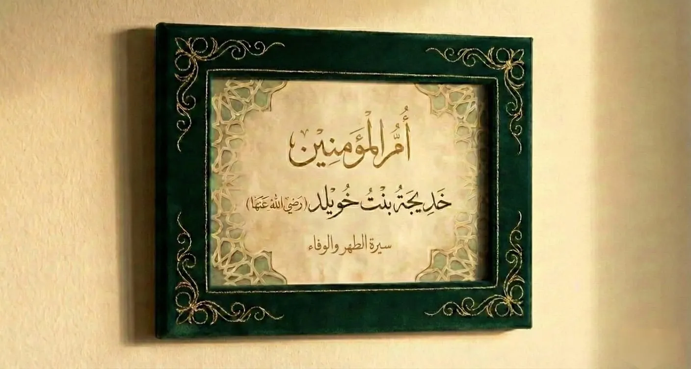 أم المؤمنين خديجة بنت خويلد رضي الله عنها سيرة الطهر والوفاء