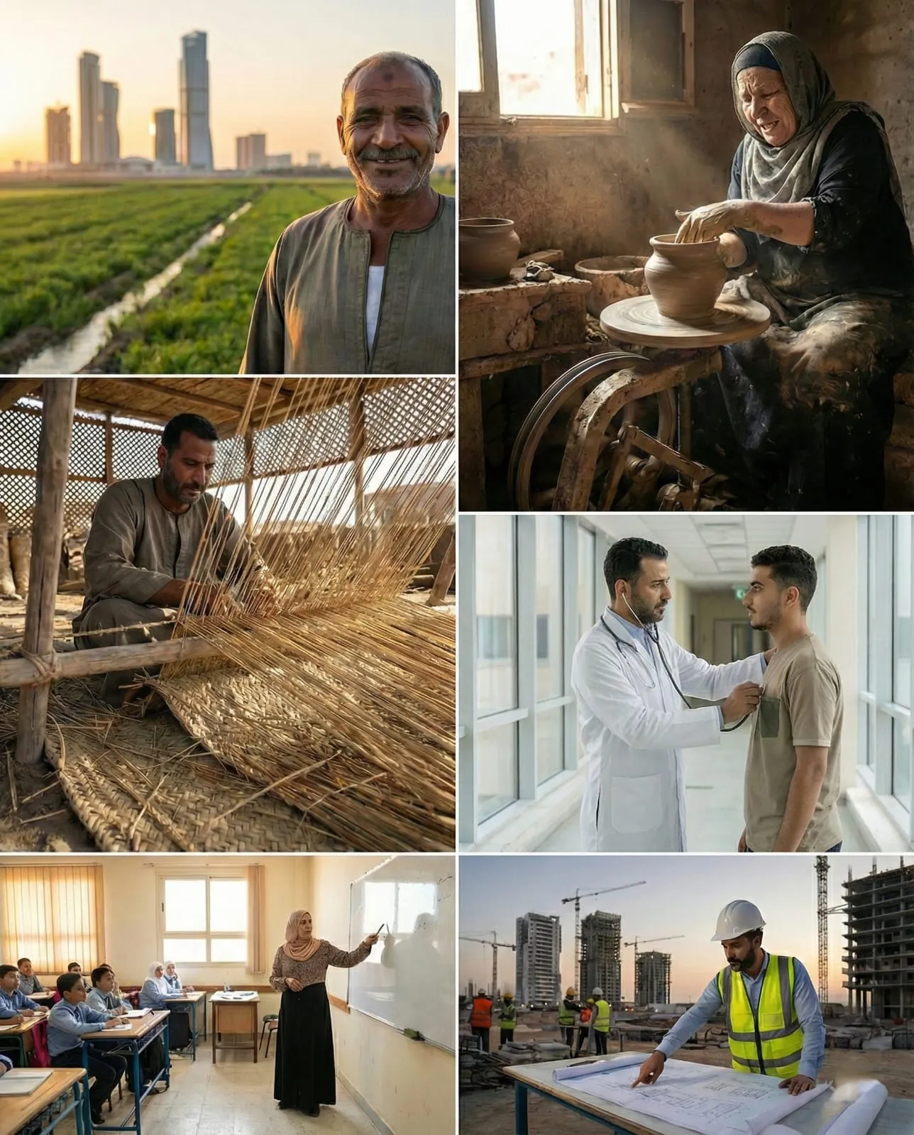 المهنُ في الإسلامِ طريقُ العمرانِ والإيمانِ معًا
