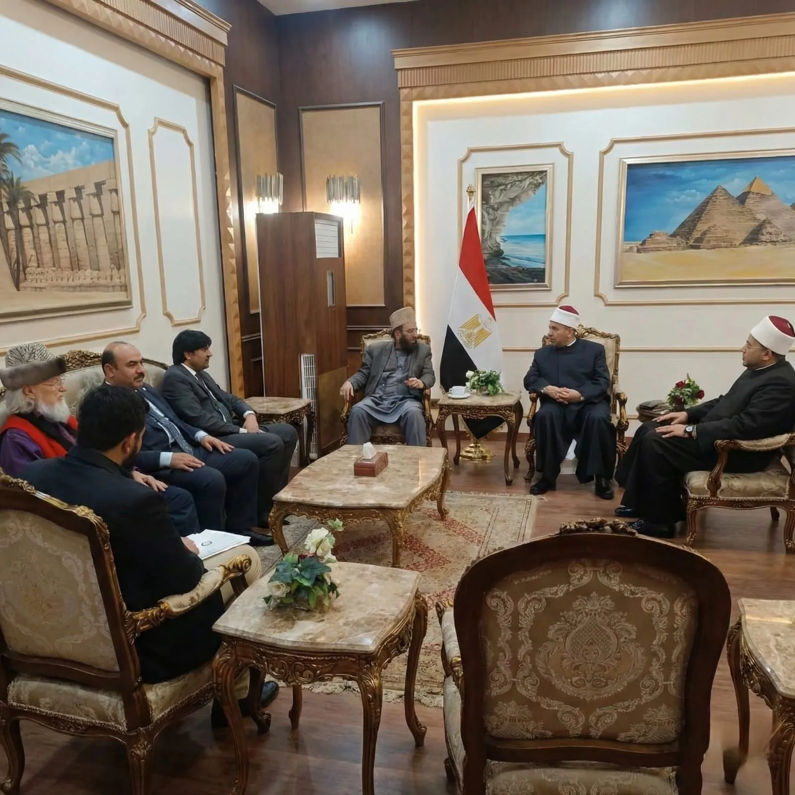 وصول وفد جمهورية باكستان الإسلامية إلى القاهرة للمشاركة في المؤتمر الدولي السادس والثلاثين للمجلس الأعلى للشئون الإسلامية