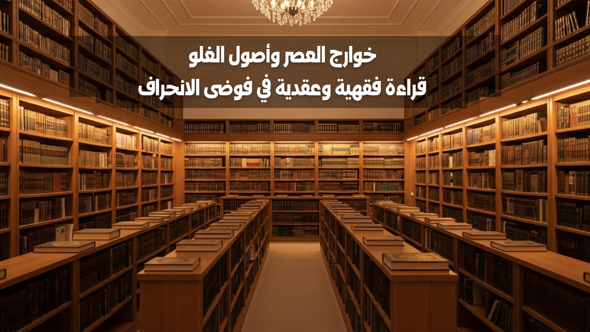 خوارج العصر وأصول الغلو .. قراءة فقهية وعقدية في فوضى الانحراف