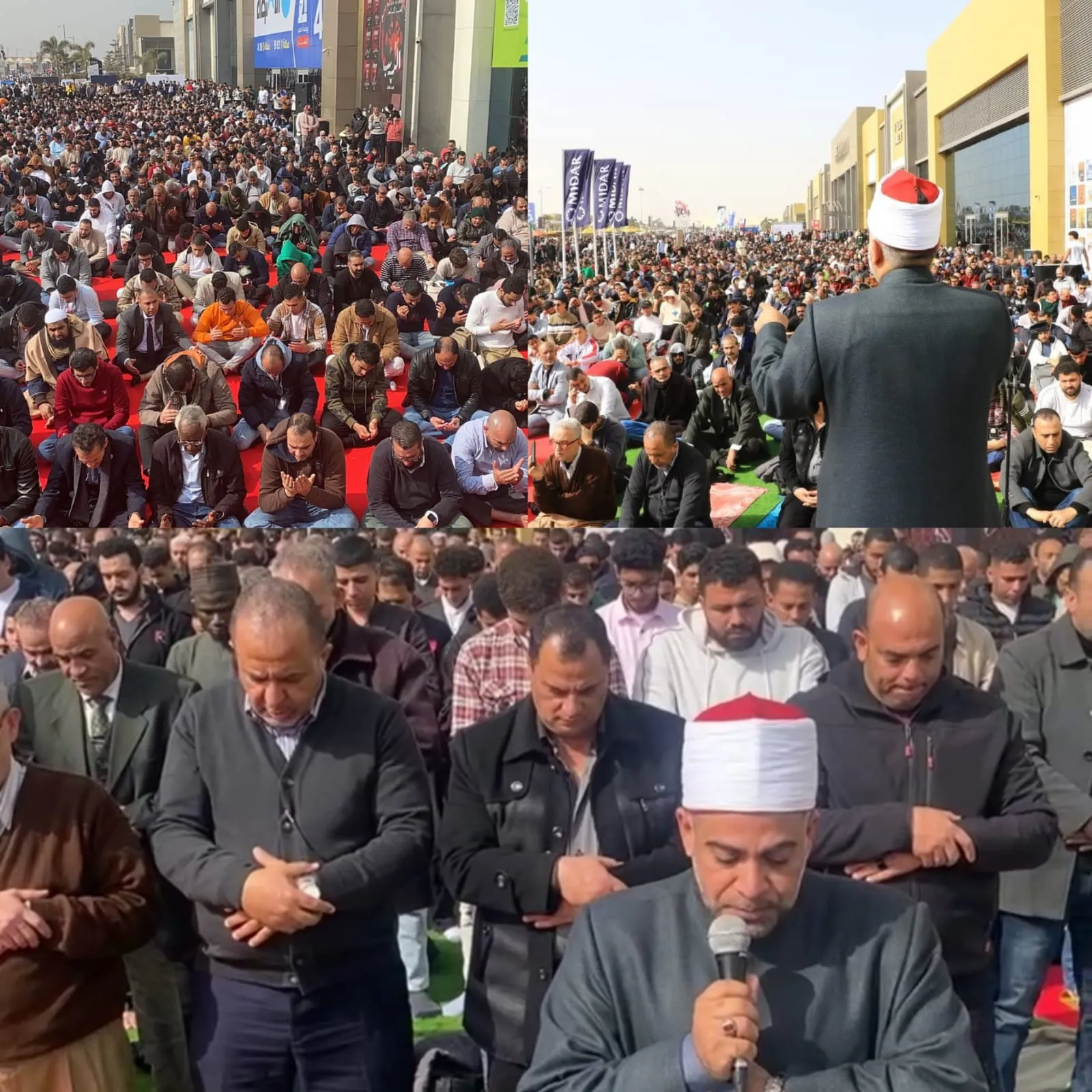 صلاة الجمعة بمعرض القاهرة الدولي للكتاب