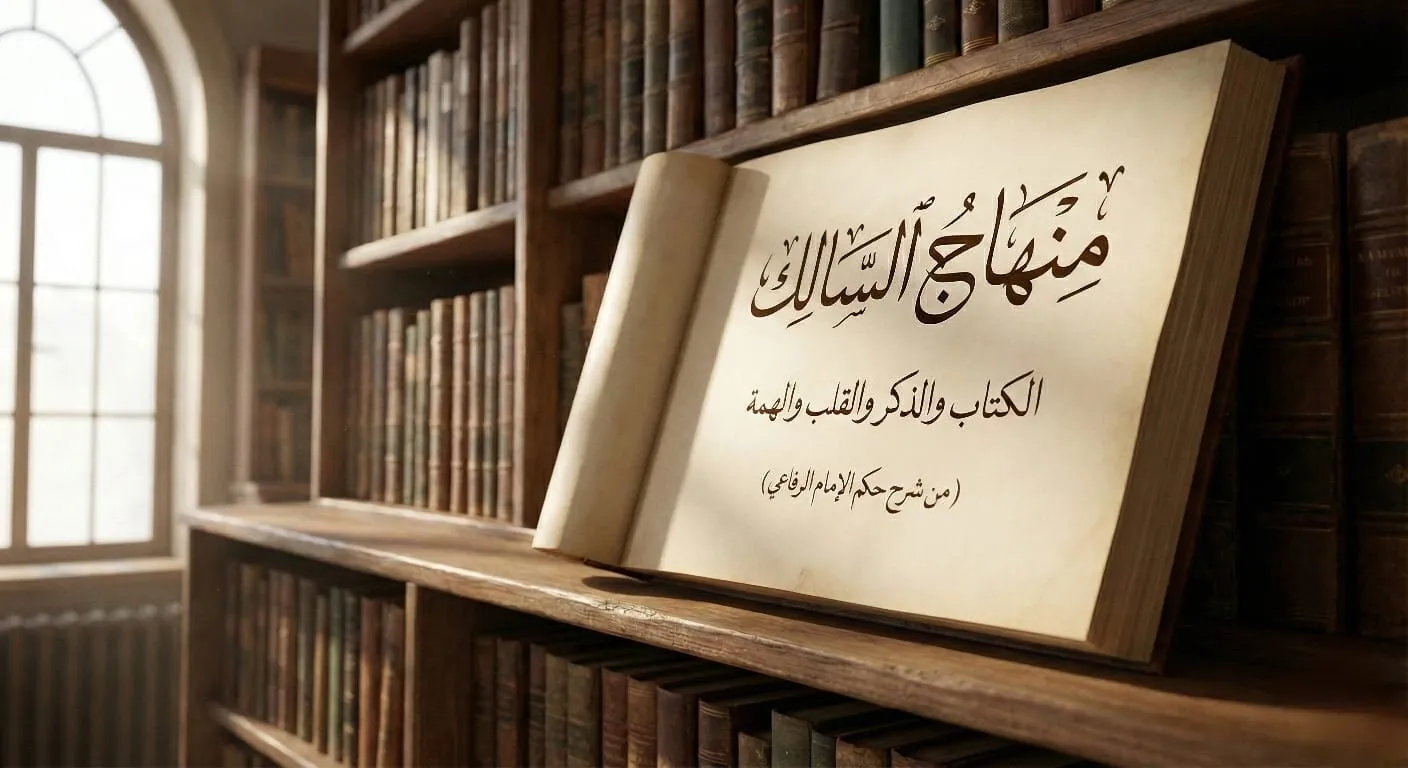 منهاج السالك الكتاب والذكر والقلب والهمة من شرح حكم الإمام الرفاعي