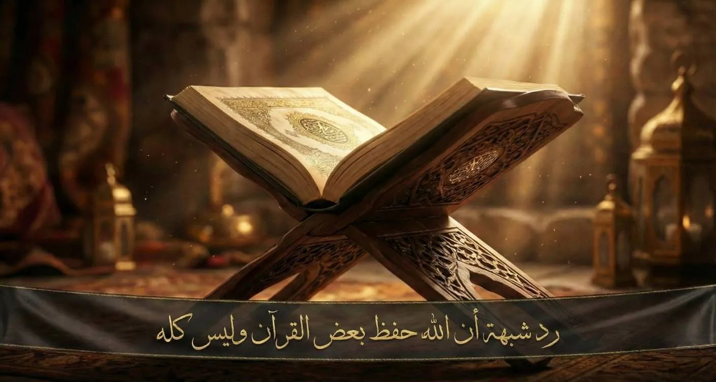 رد شبهة أن الله حفظ بعض القرآن وليس كله