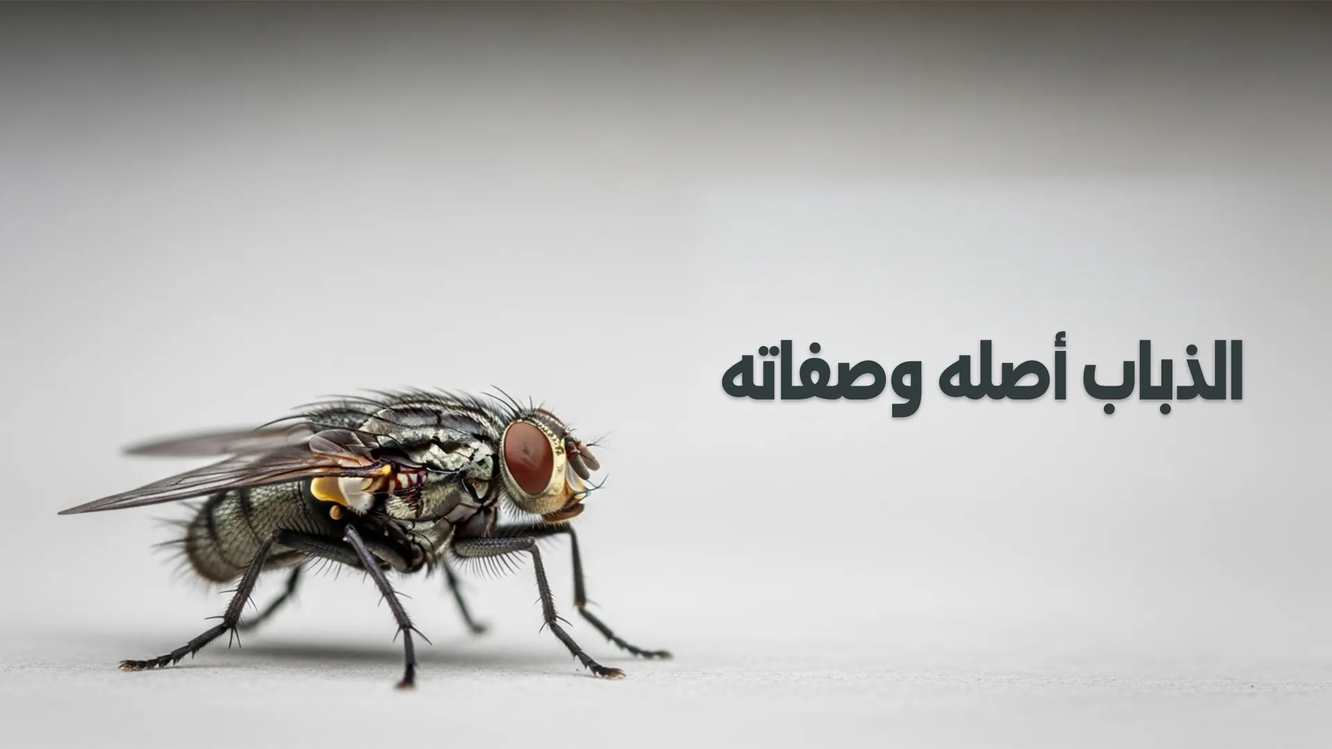 الذباب أصله وصفاته