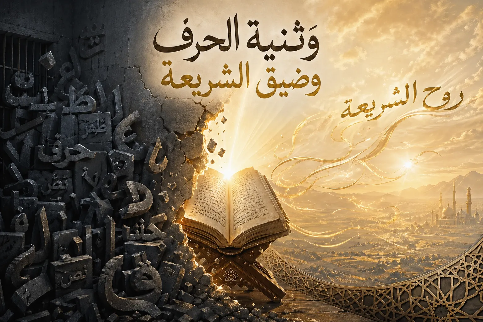 وثنية الحرف وضيق الشريعة