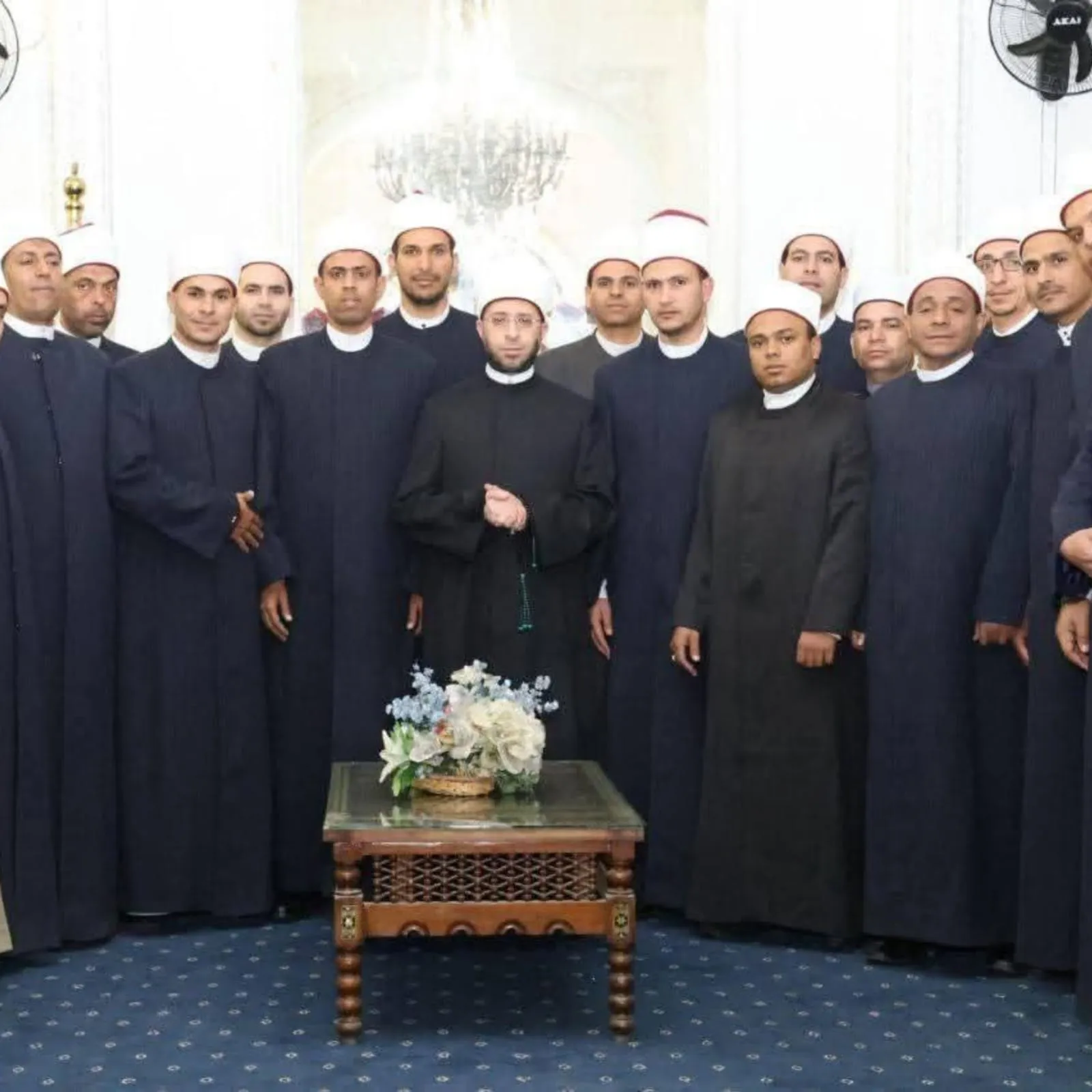 اجتماع وزير الأوقاف بالأئمة المختارين للبرنامج التدريبي بالأكاديمية العسكرية بالمجلس الأعلى للشئون الإسلامية
