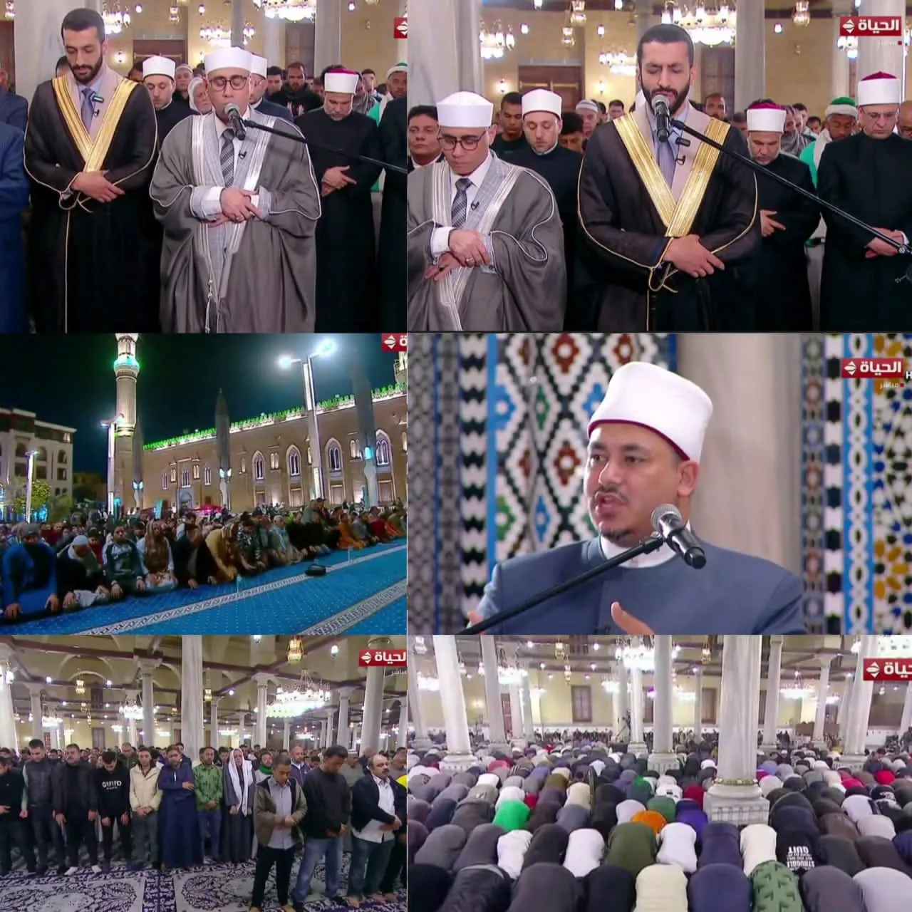 الليلة الثالثة صلاة العشاء والتراويح من مسجد سيدنا الإمام الحسين رضي الله عنه