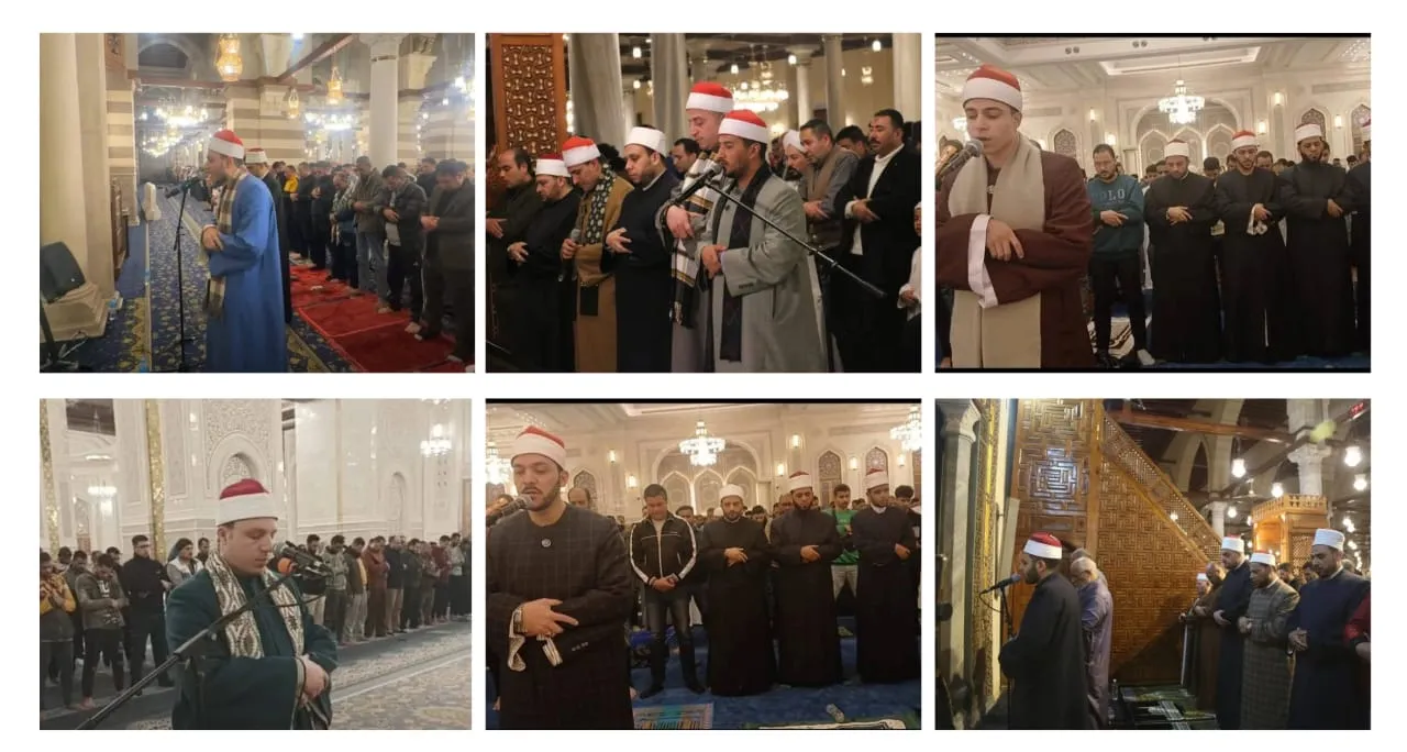 كبار القراء ونجوم دولة التلاوة يحيون سابع ليالي رمضان بتلاوات ندية وابتهالات روحانية عطرة في المساجد الكبرى