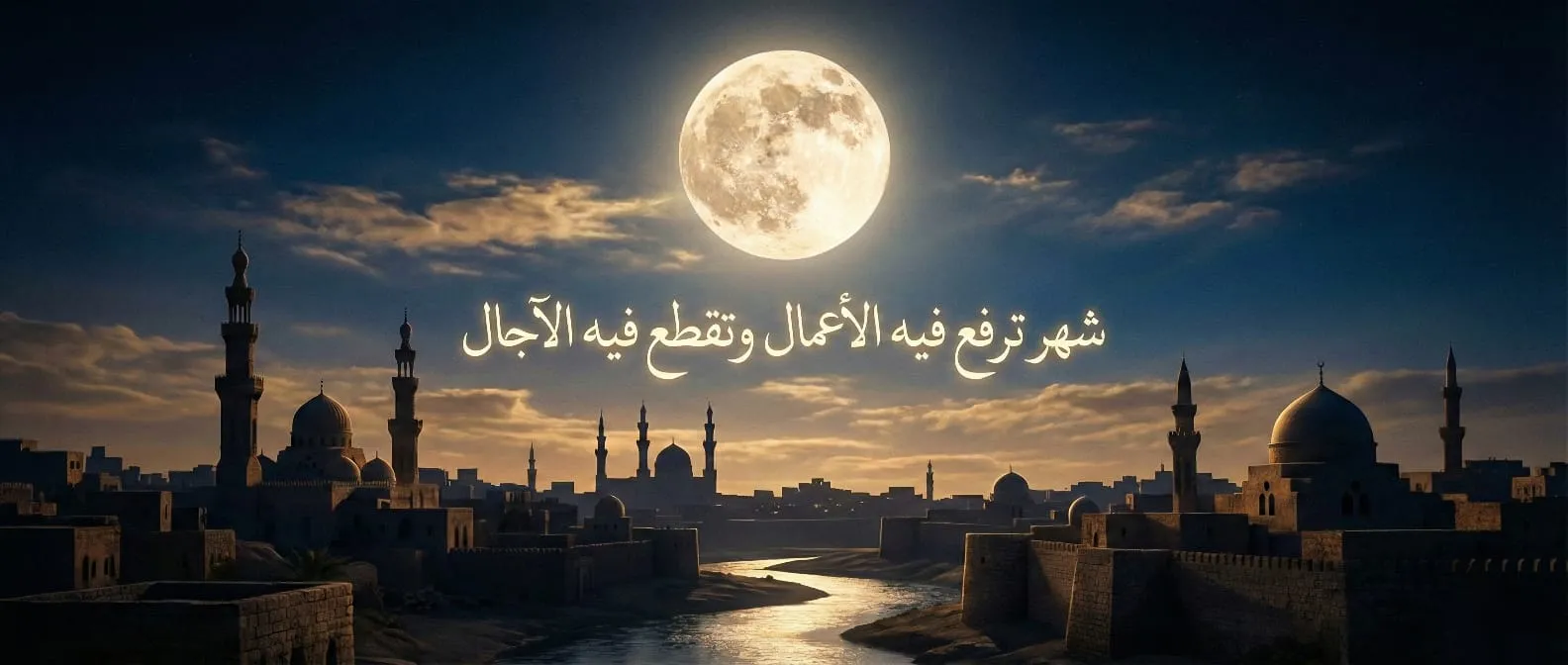 شهر شعبان ترفع فيه الأعمال إلى الله