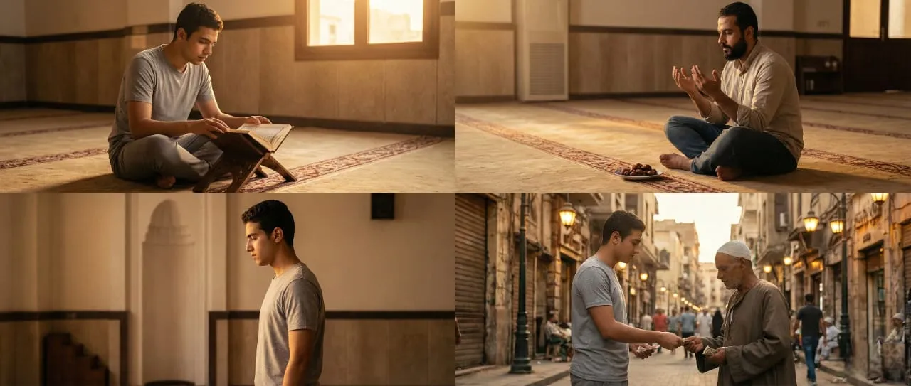 منهج النبي صلى الله عليه وسلم في صناعة الاستمرارية الإيمانية فى شعبان ورمضان