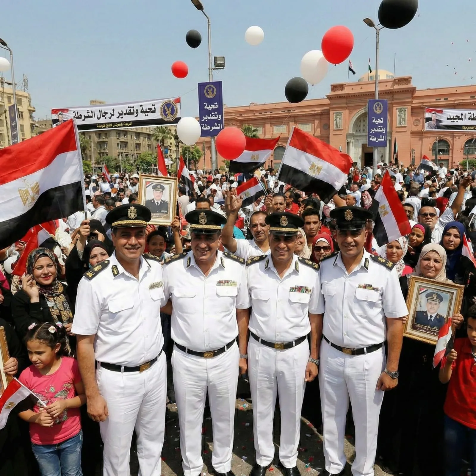 الإحتفال بعيد الشرطة المصرية