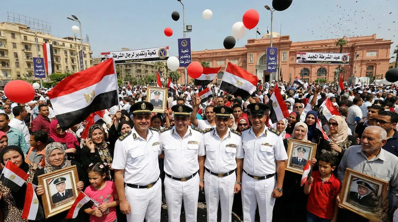 الإحتفال بعيد الشرطة المصرية