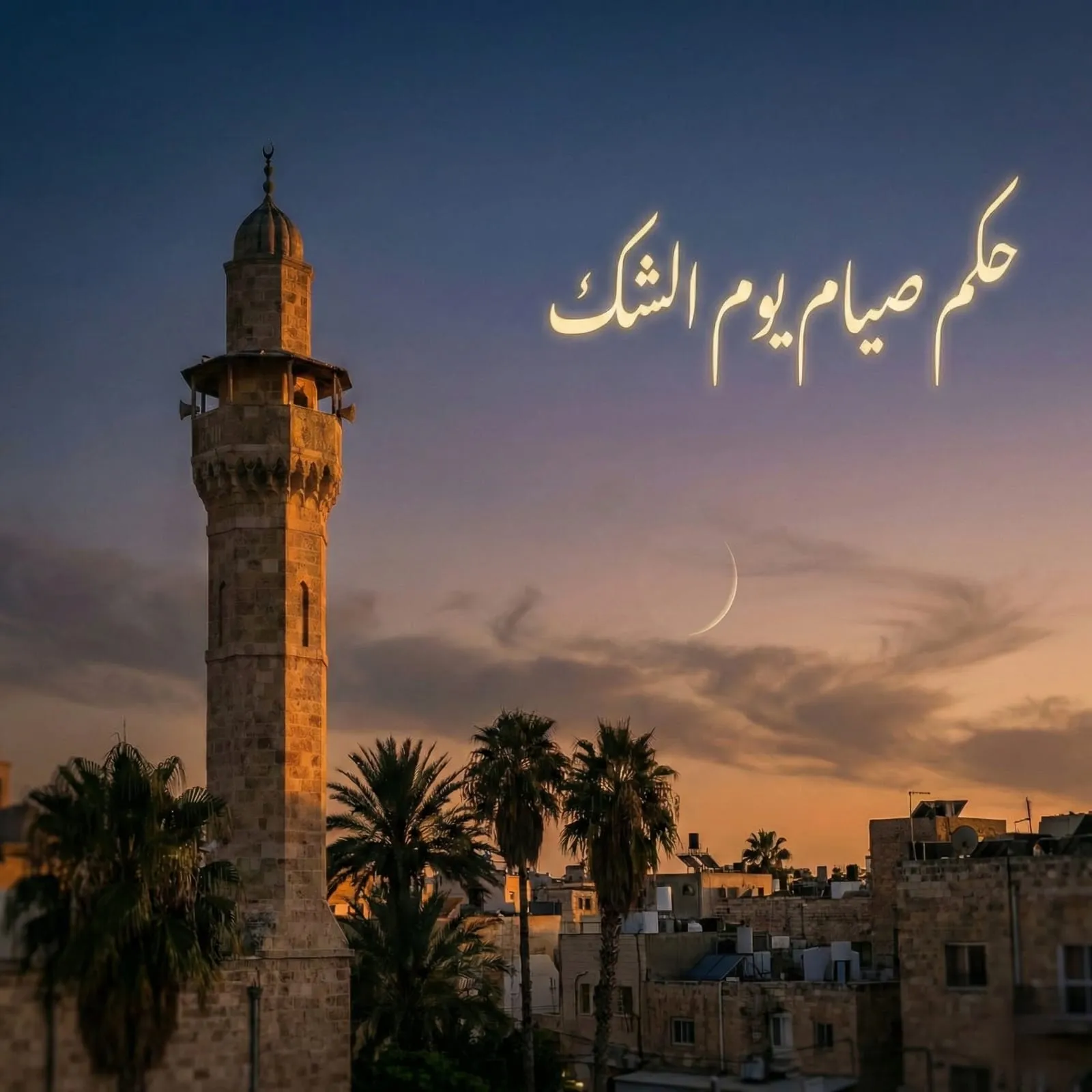 حكم صيام يوم الشك وأثر اختلاف المطالع الفلكية