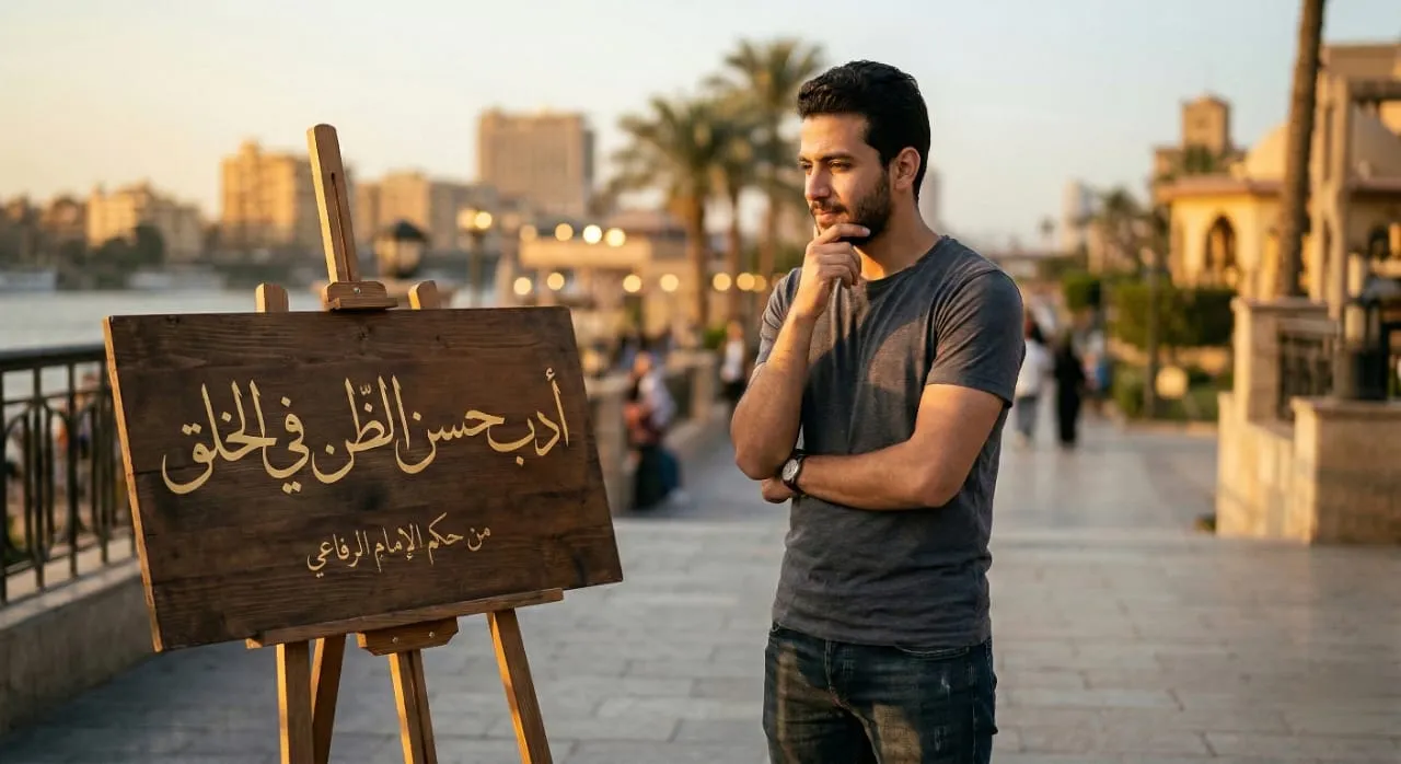 أدب حسن الظن في الخلق من حكم الإمام الرفاعي