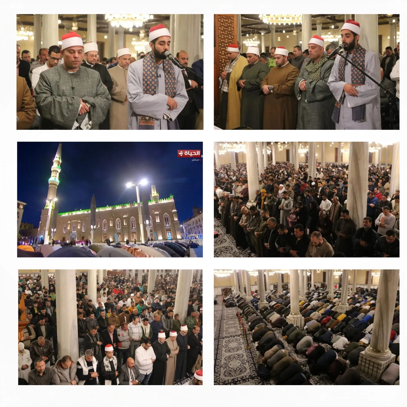 الليلة الخامسة عشرة صلاة العشاء والتراويح من مسجد سيدنا الإمام الحسين رضي الله عنه
