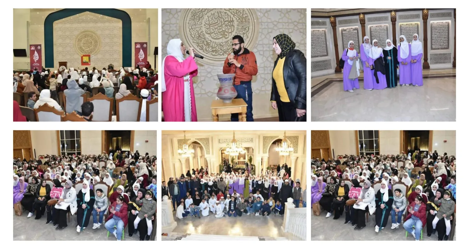 الليلة الرمضانية الثالثة للأسرة المصرية بمسجد مصر