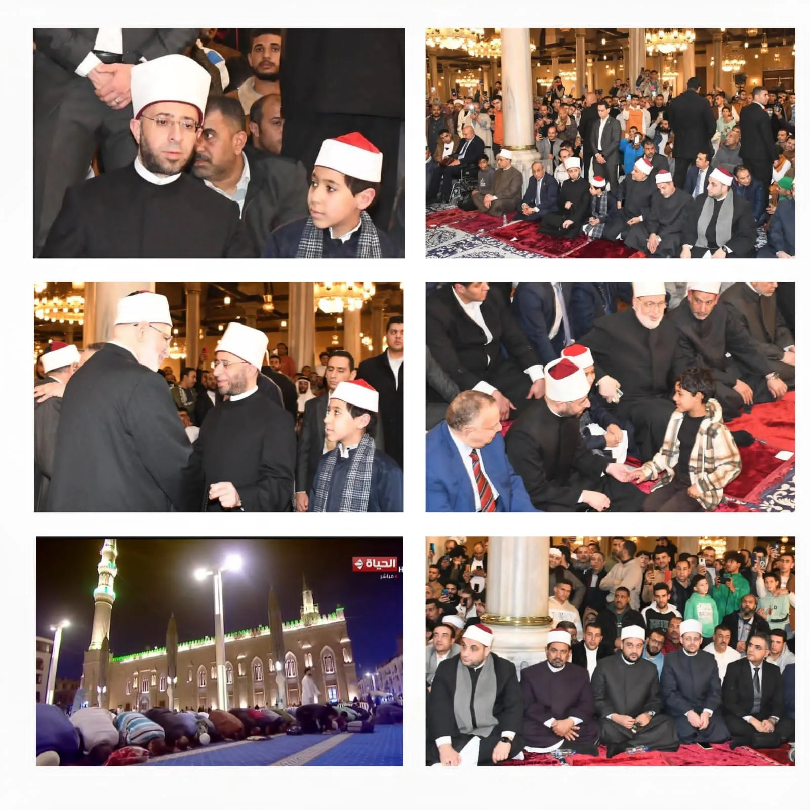 قيادات الأزهر والأوقاف والأشراف يحيون ذكرى "بدر الكبرى" بمسجد الإمام الحسين