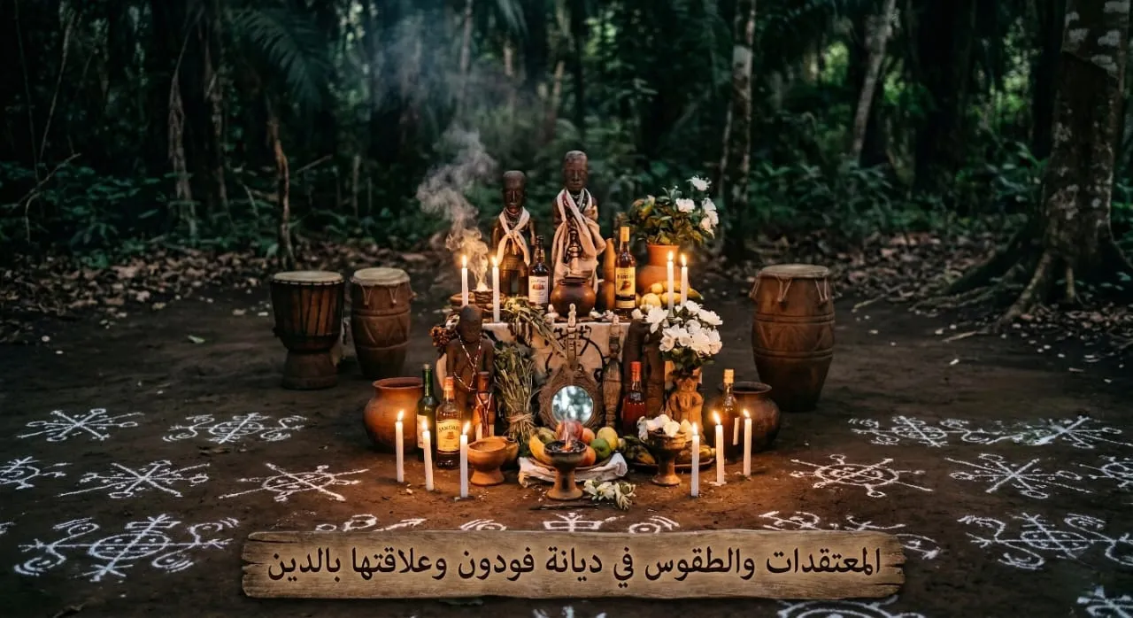 المعتقدات والطقوس في ديانة فودون وعلاقتها بالدين