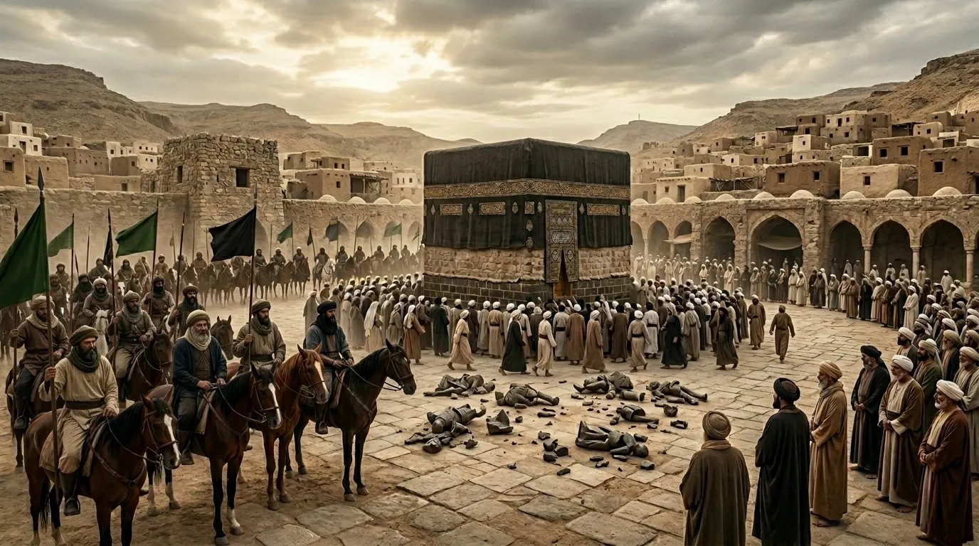 فتح مكة .. إسلام سادة مكة وإعلان الأمان