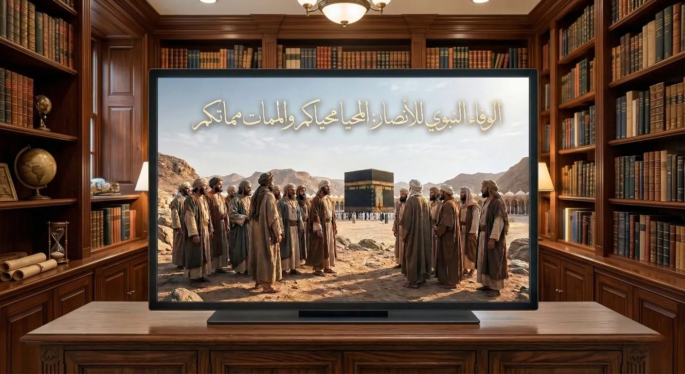 الوفاء النبوي للأنصار: المحيا محياكم والممات مماتكم