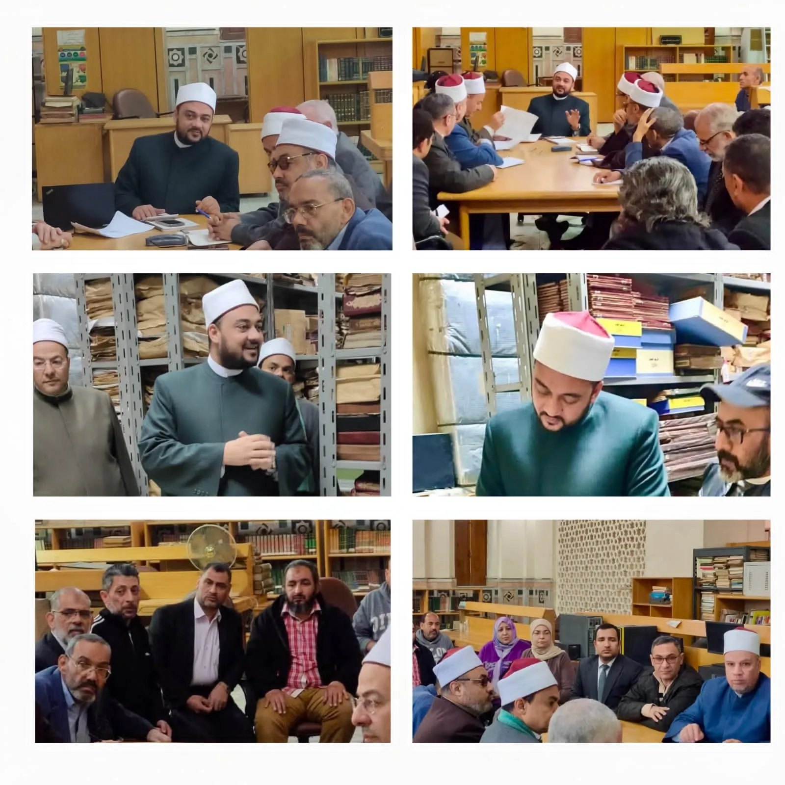 الأعلى للشئون الإسلامية يتابع مشروع رقمنة المخطوطات