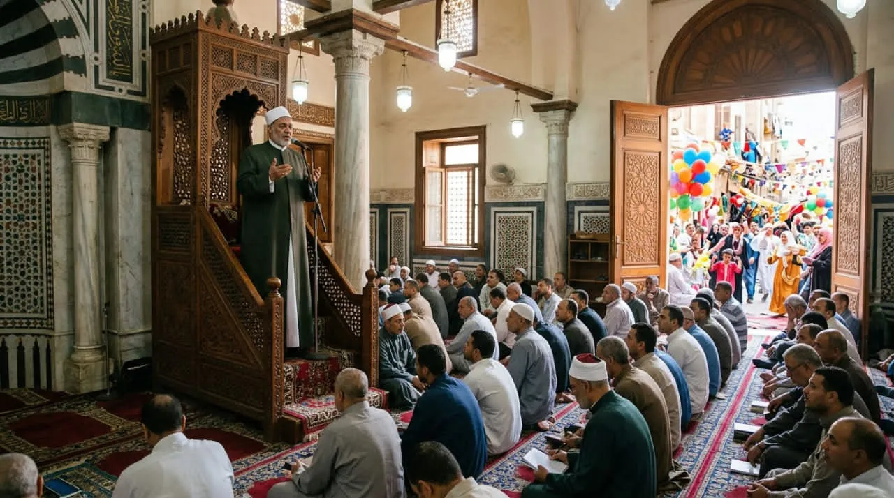ما حكم اجتماع العيد ويوم الجمعة؟