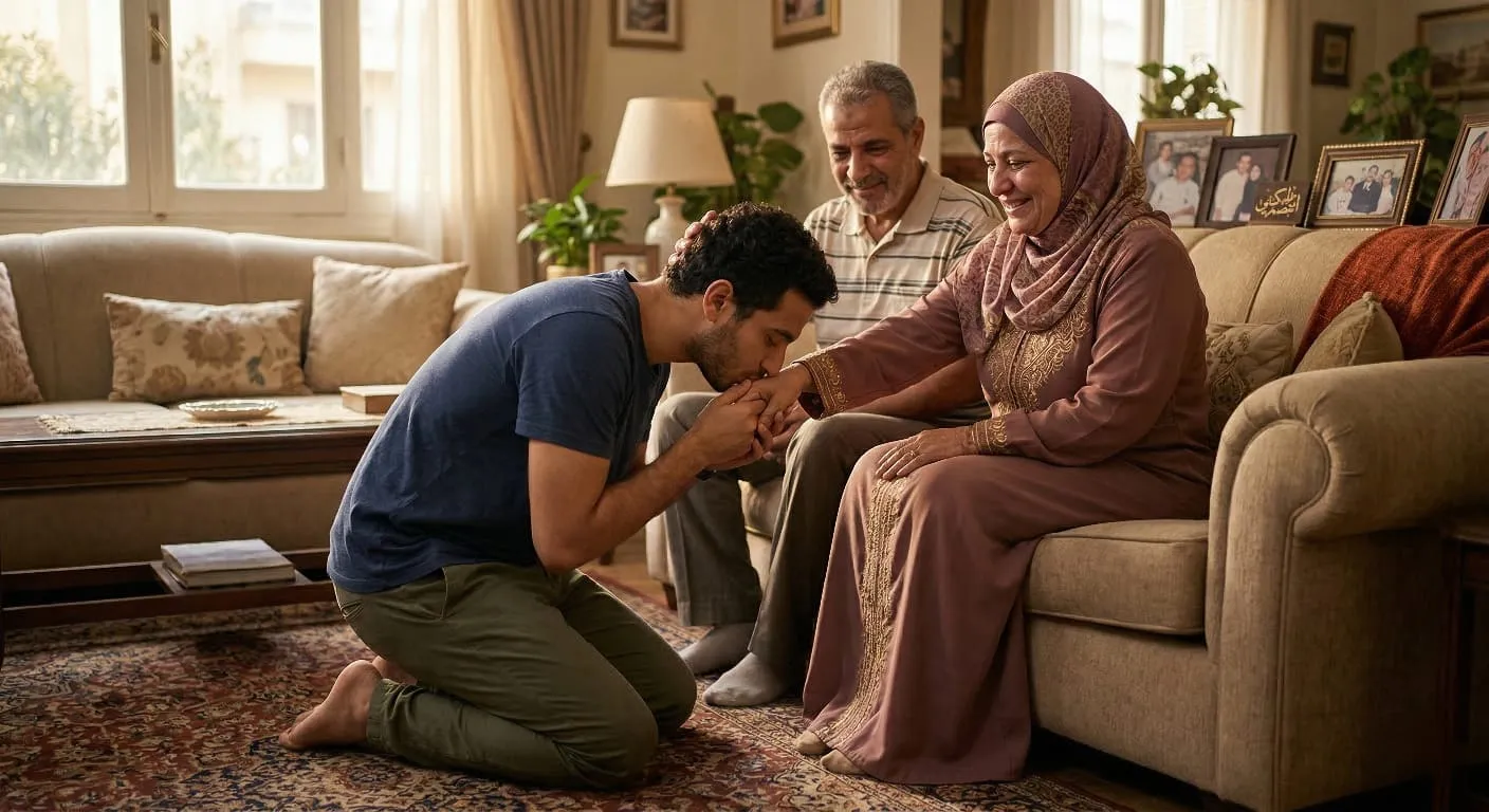 بر الوالدين زينة الأعياد