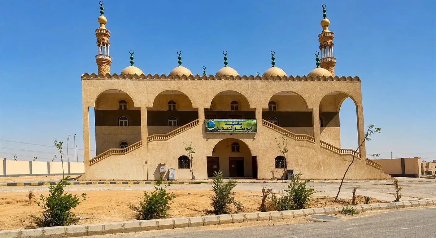 مسجد سيدنا أبي بكر الصديق بحدائق أكتوبر